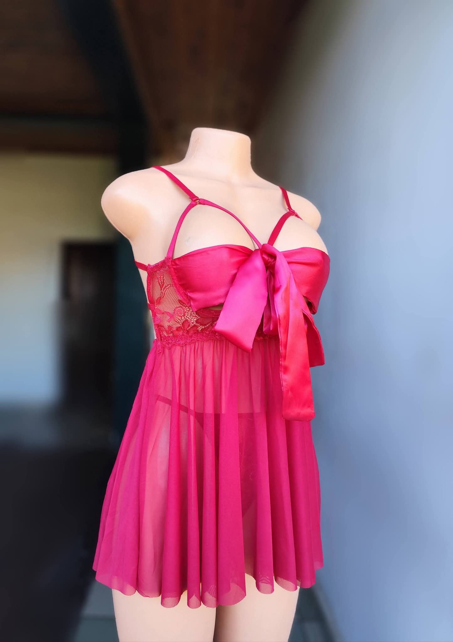 Bella Midnight Gift Wrapped Babydoll