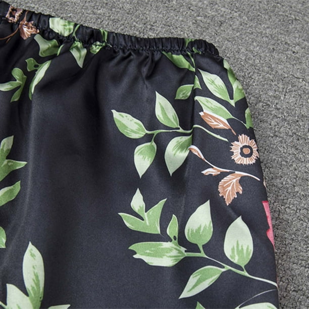 Floral Satin Cami & Shorts Nightwear Set
