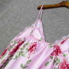 Floral Satin Cami & Shorts Nightwear Set