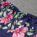 Floral Satin Cami & Shorts Nightwear Set
