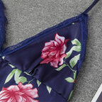 Floral Satin Cami & Shorts Nightwear Set