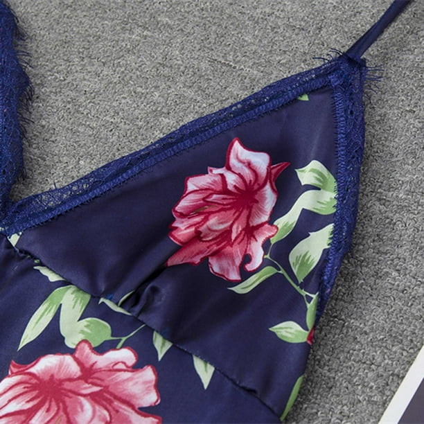 Floral Satin Cami & Shorts Nightwear Set