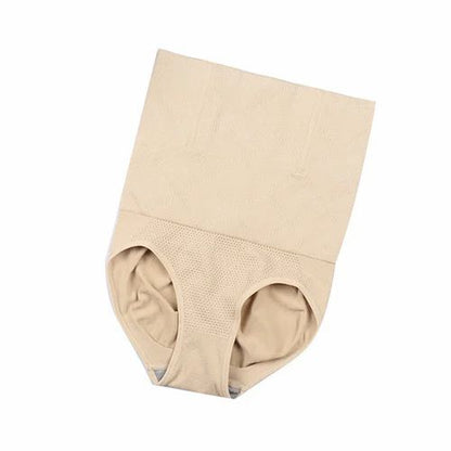 Seamless High-Waisted Tummy Control Panties – Anti-Roll Comfort Shapewear Briefs