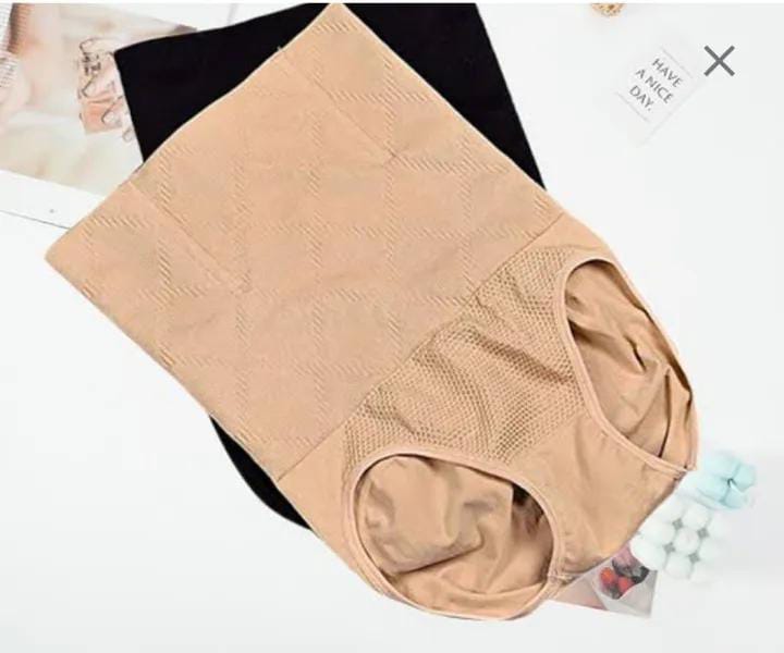 Seamless High-Waisted Tummy Control Panties – Anti-Roll Comfort Shapewear Briefs