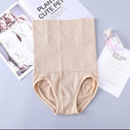 SD - Seamless High-Waisted Tummy Control Panties – Anti-Roll Comfort Shapewear Briefs