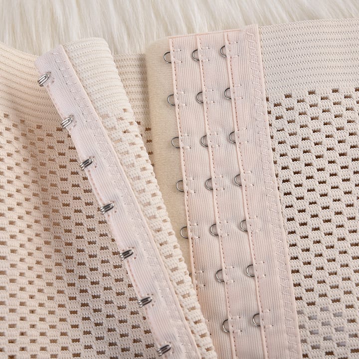 Breathable High-Compression Waist Trainer – Mesh Hollow-Out Belly Shaper & Postpartum Recovery Cincher