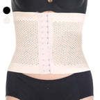 SD - Breathable High-Compression Waist Trainer – Mesh Hollow-Out Belly Shaper & Postpartum Recovery Cincher