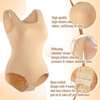 SD - Seamless High-Elastic Body Shaper Bodysuit – Open Crotch Hook-and-Eye Design