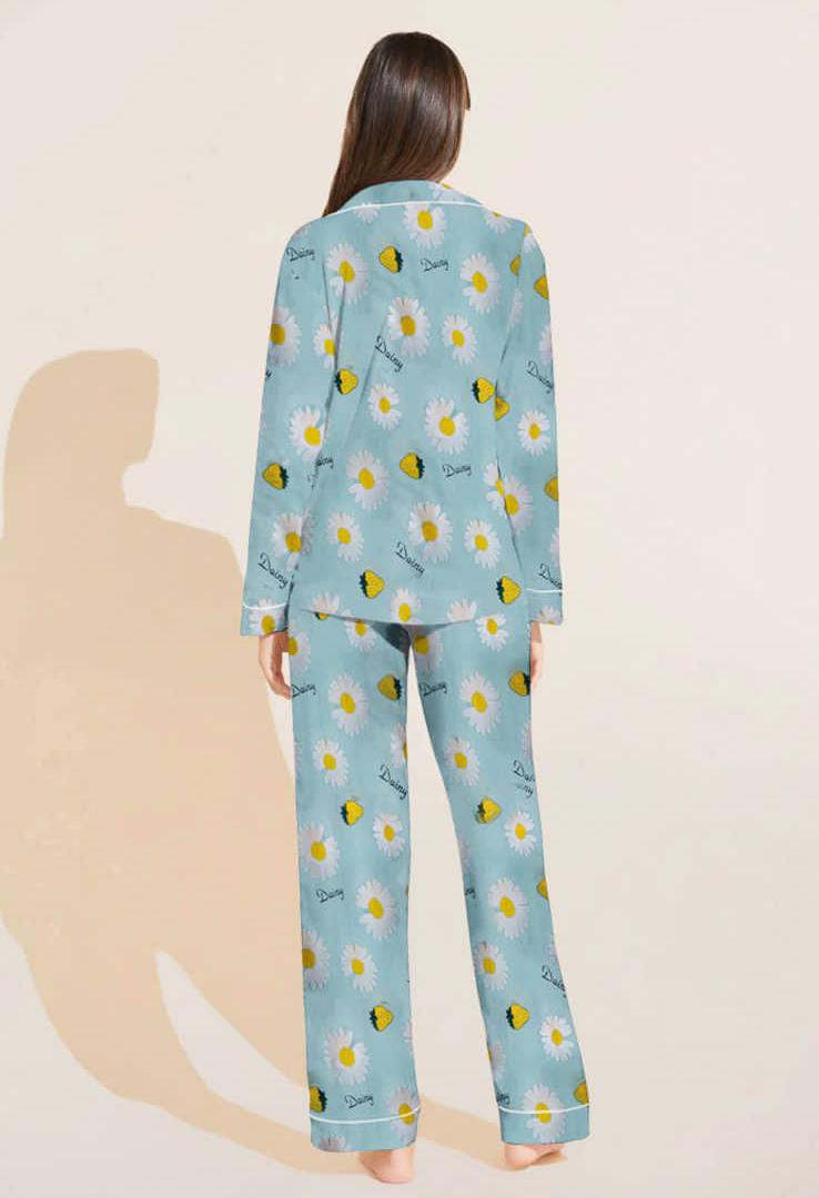 Daisy Dream Linen Pajama Set