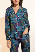 SD - Cosmic Waves Linen Pajama Set