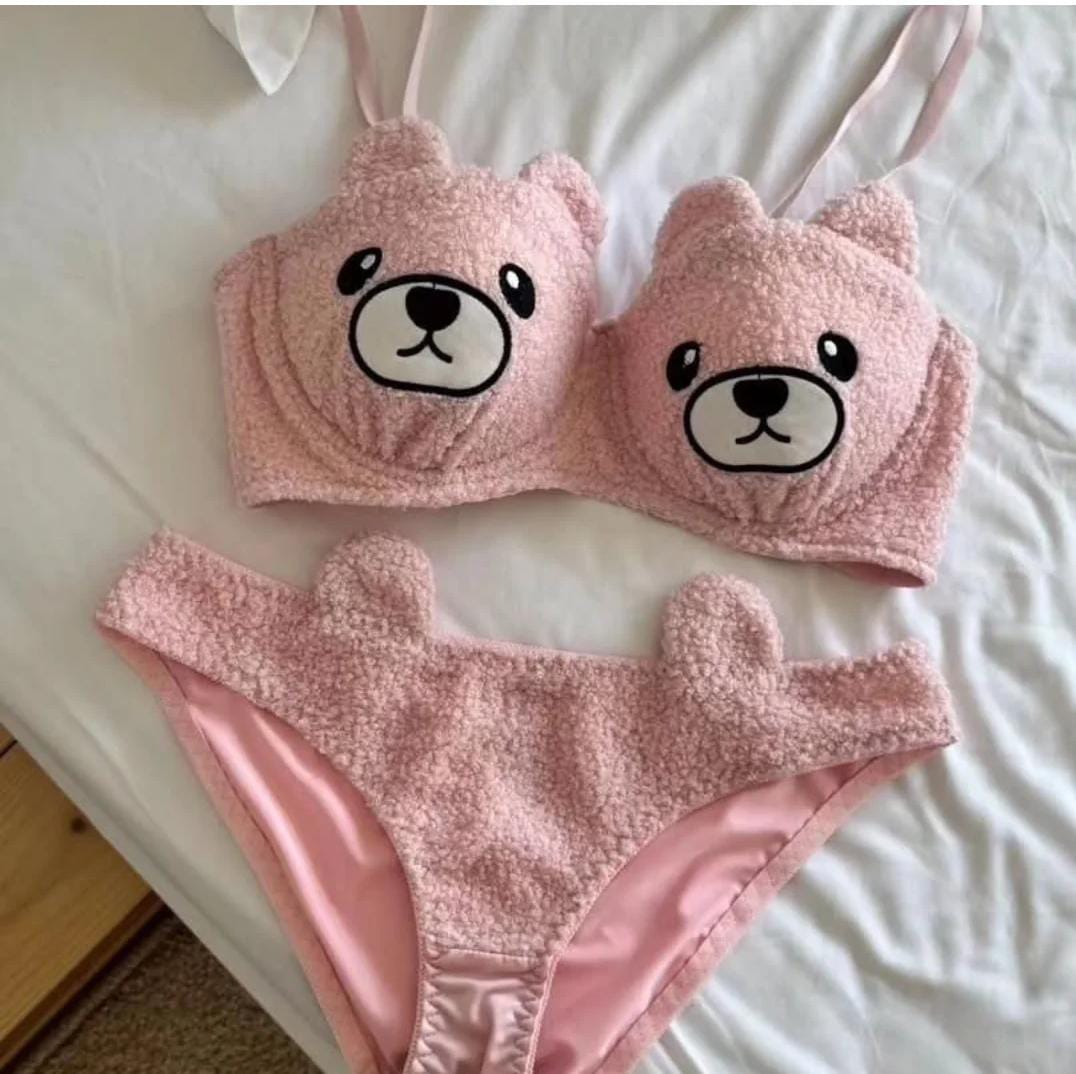 Cozy Bear Hug Lingerie Set