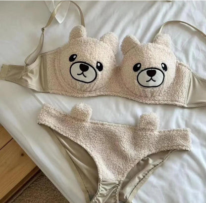 Cozy Bear Hug Lingerie Set
