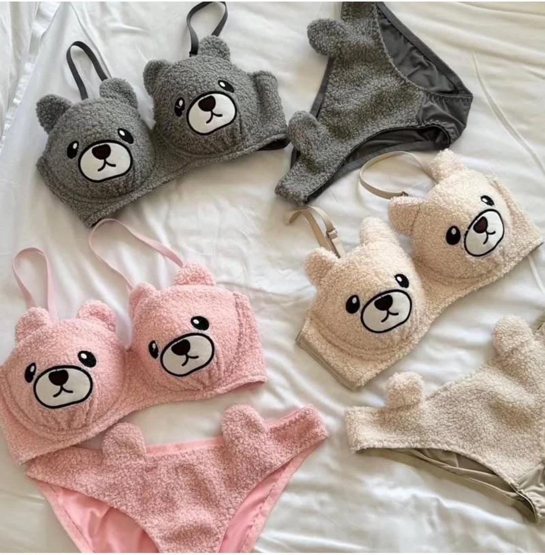 Cozy Bear Hug Lingerie Set
