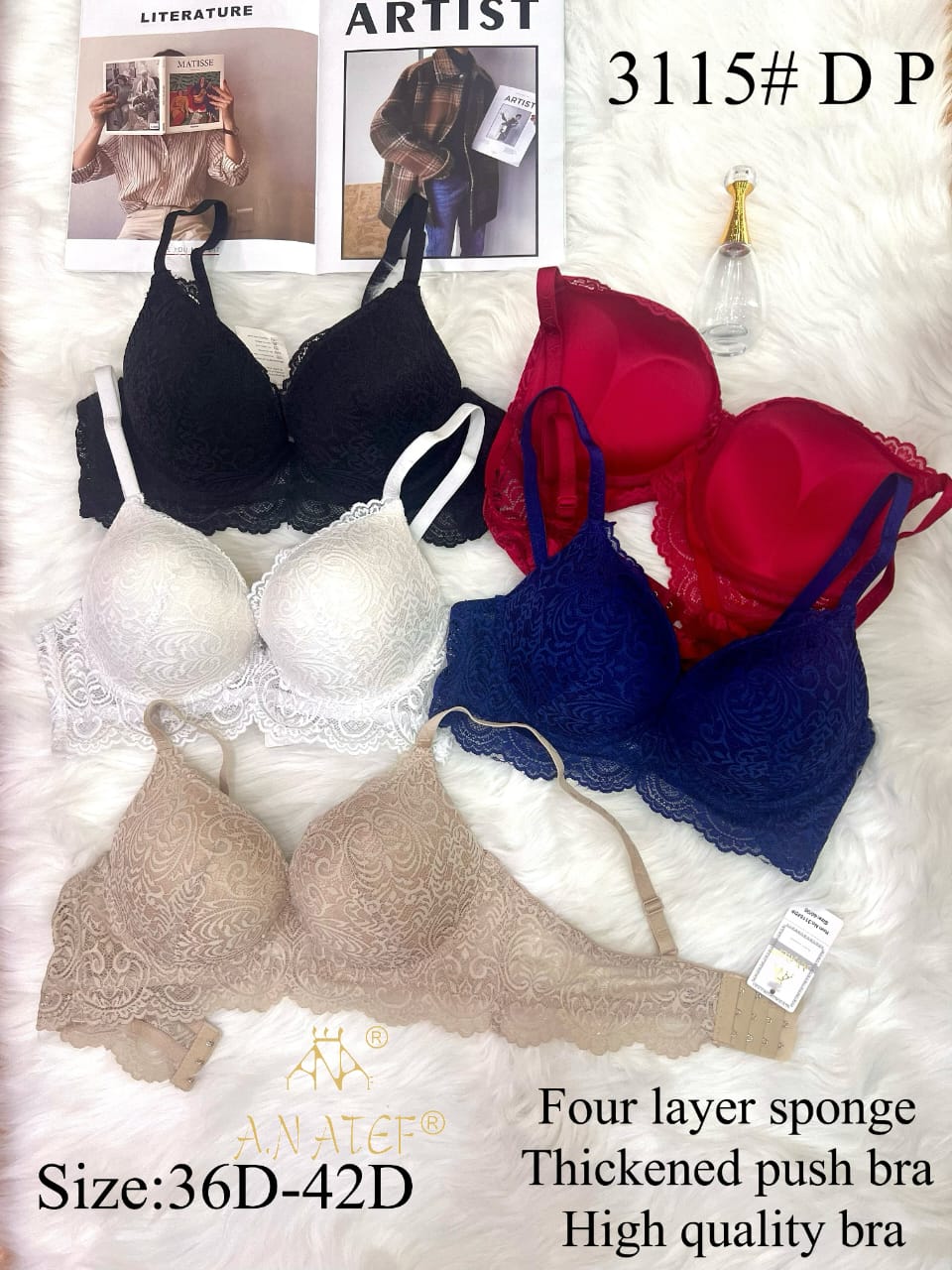 Lace Four Layer Foam Push Up Bra