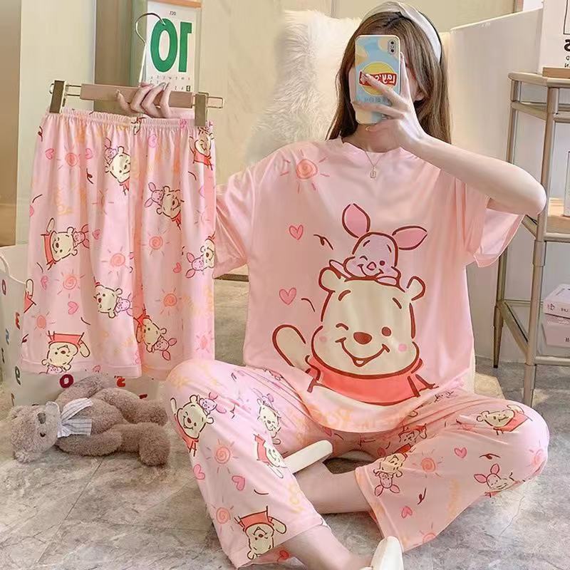 Playful Cotton Pajama Set - 3 Piece