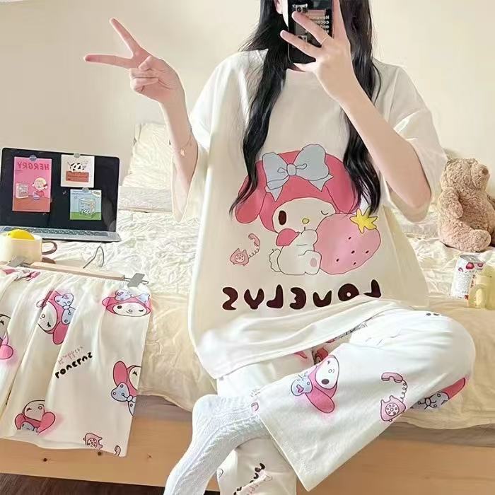 Playful Cotton Pajama Set