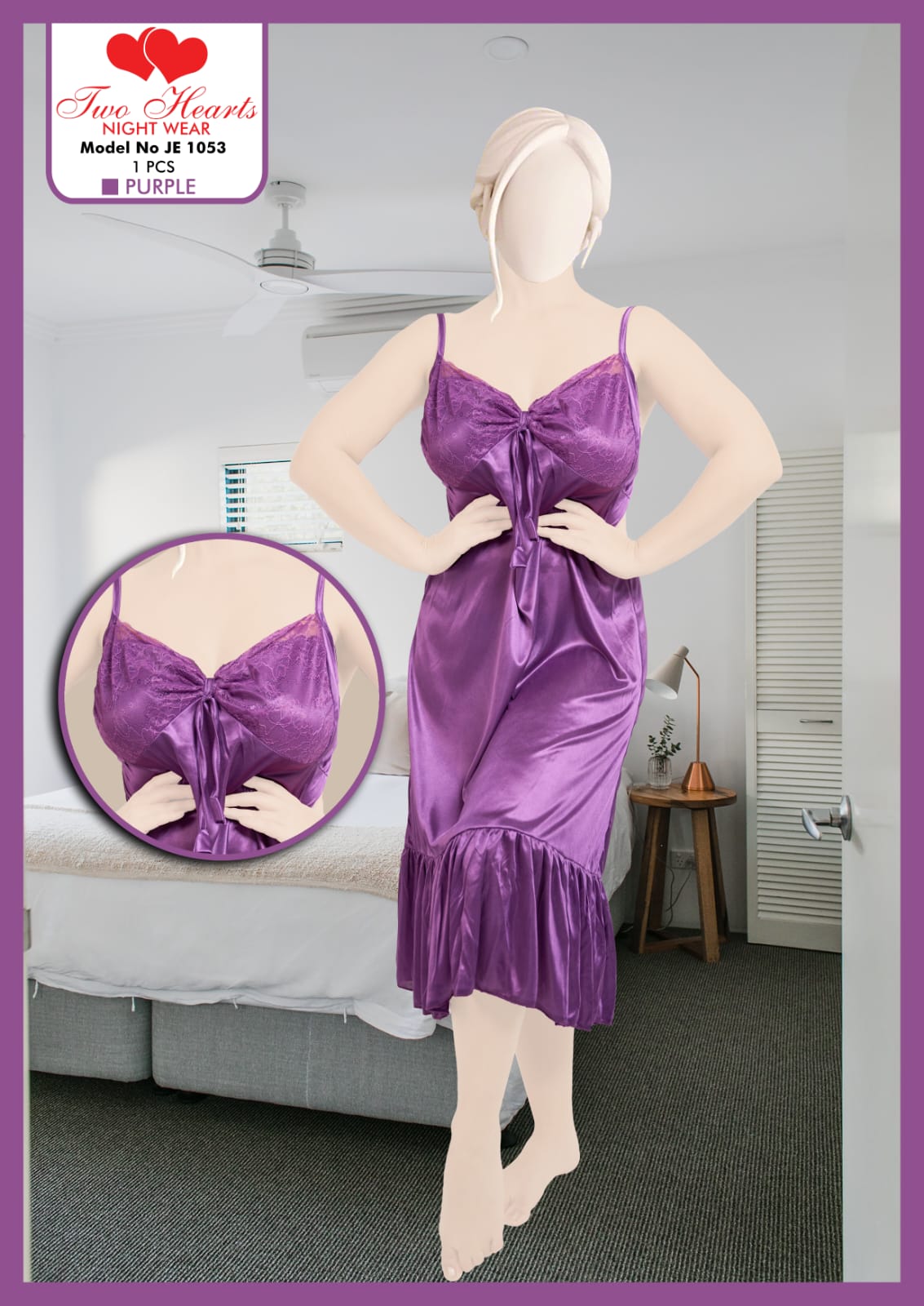 TH - Silk Satin Nightdress
