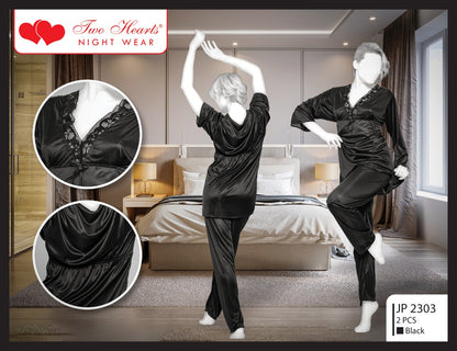 2 Piece Silk Satin Set