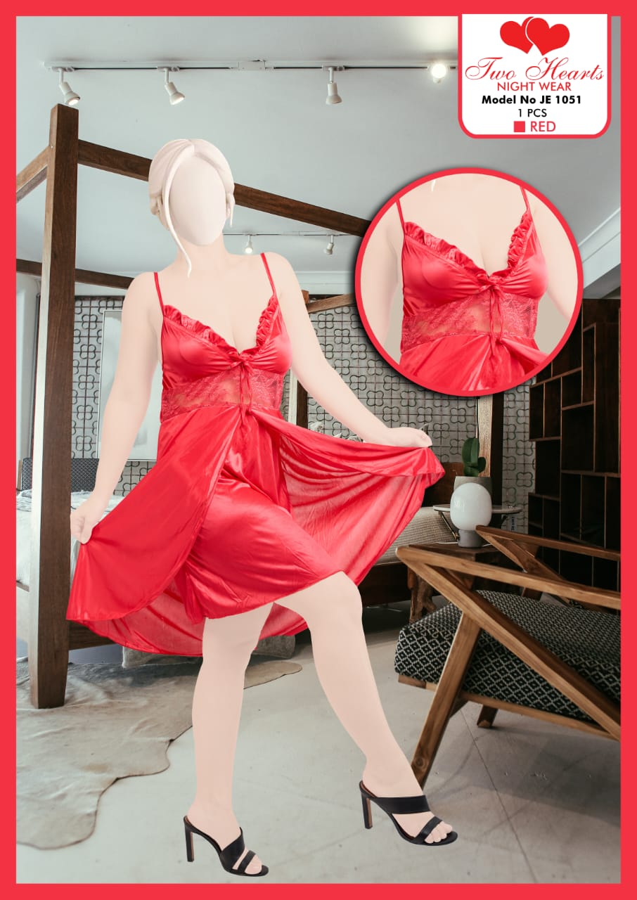 TH - Silk Satin Lace Nightdress