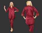 Two Piece Silk Nightwear