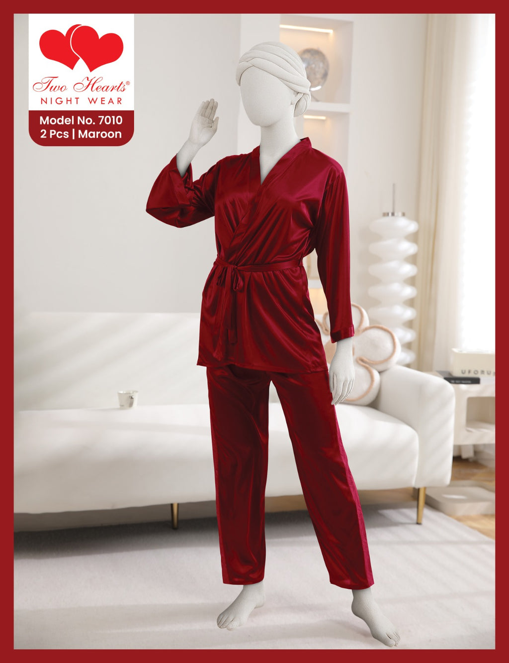 Classic Wrap Nightwear Set