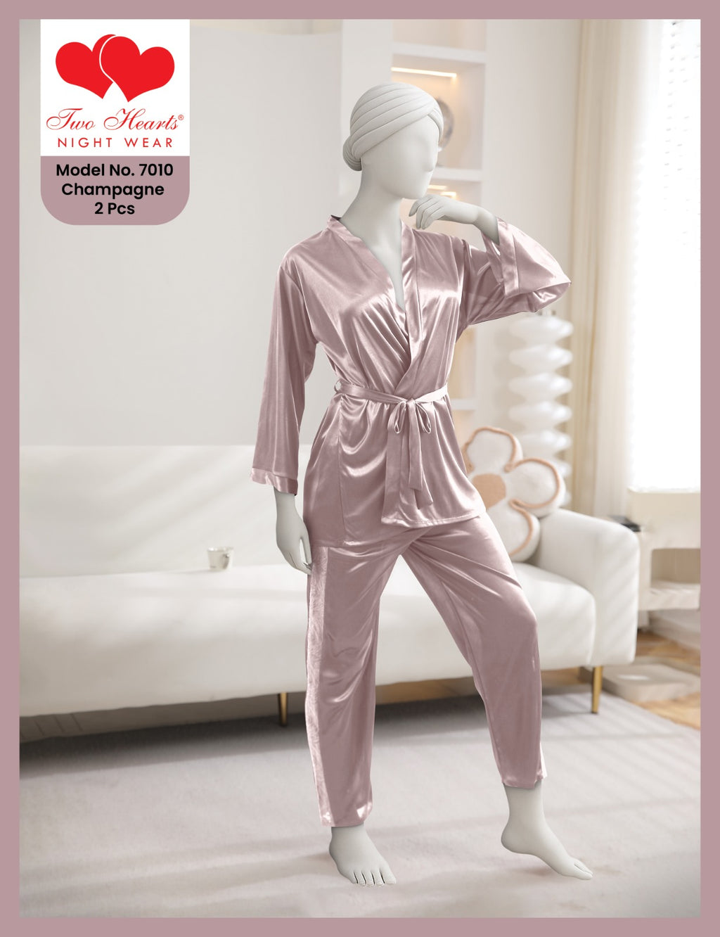 Classic Wrap Nightwear Set