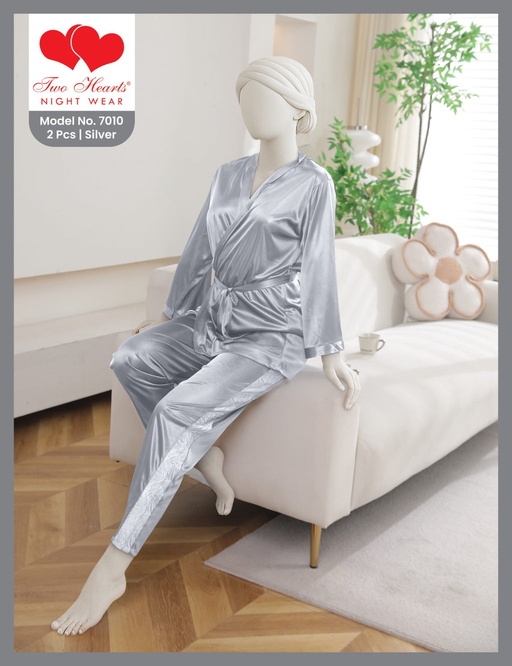 Classic Wrap Nightwear Set