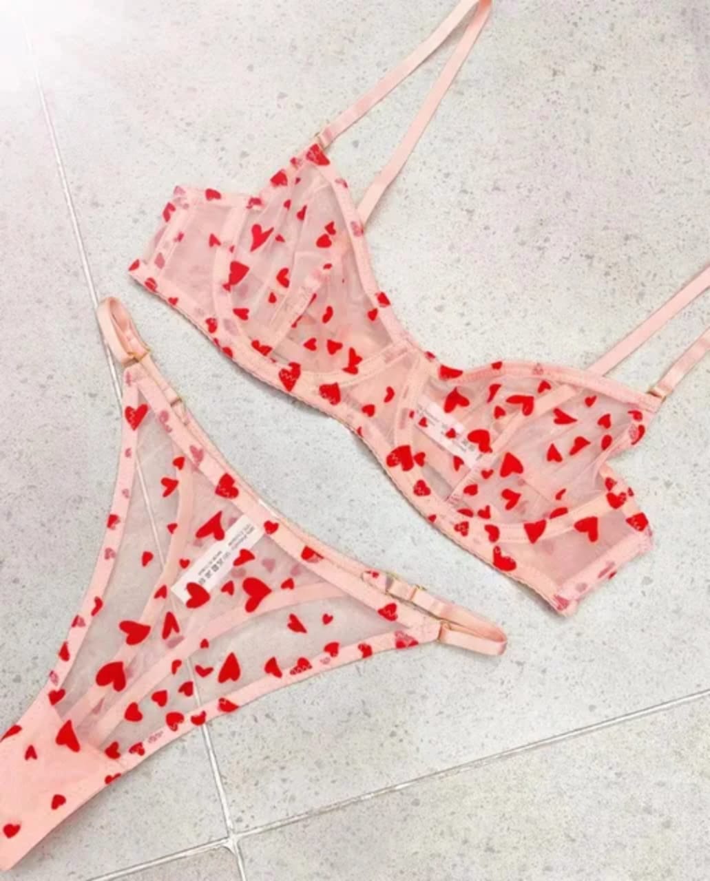 Heart Bliss Lingerie Set