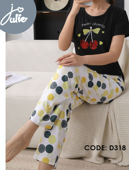 Soft Malai Cotton Pajama Set 2