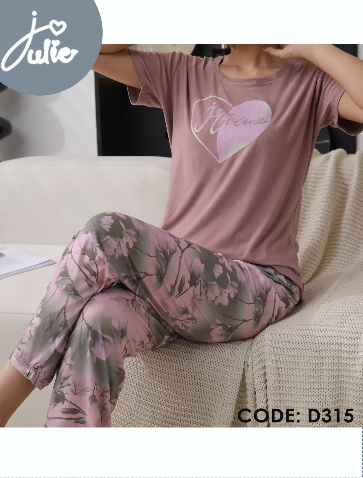 Soft Malai Cotton Pajama Set 3