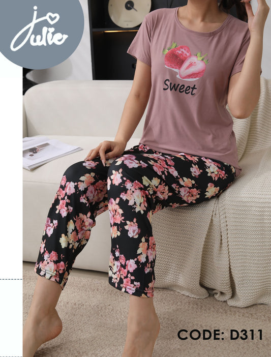 Soft Malai Cotton Pajama Set 4