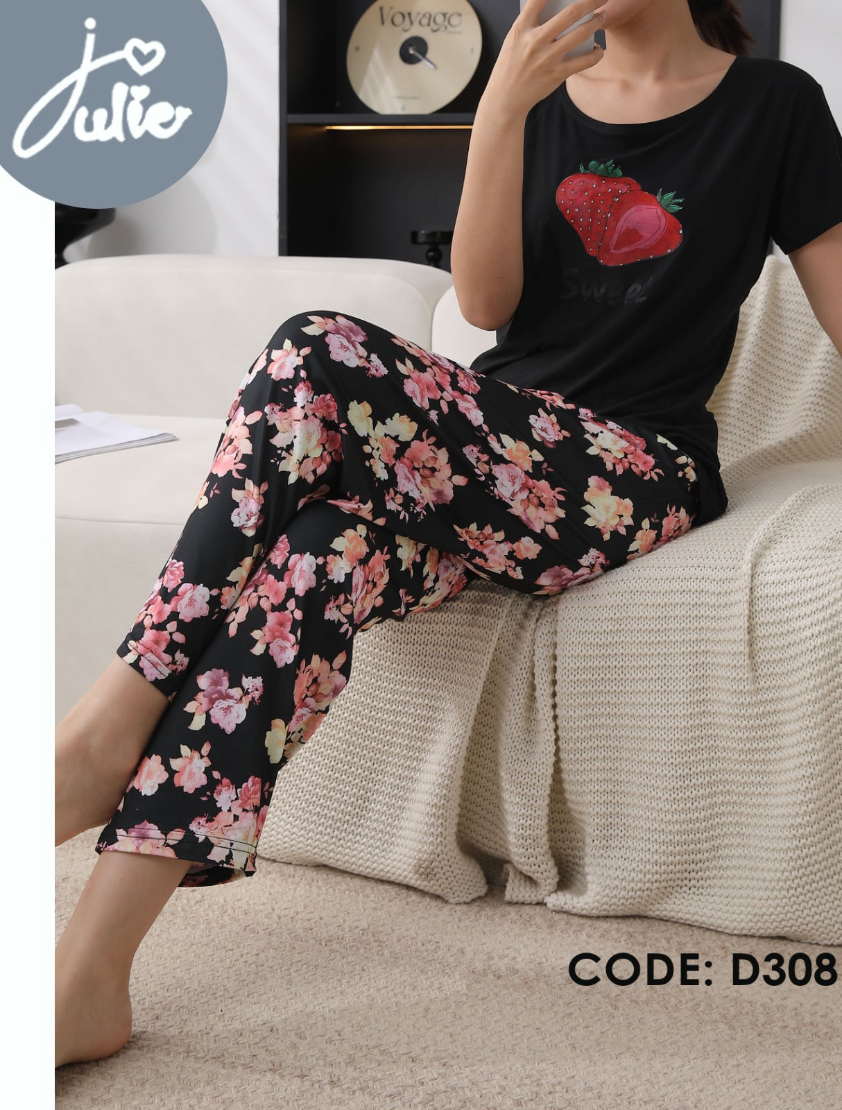 Soft Malai Cotton Pajama Set 4