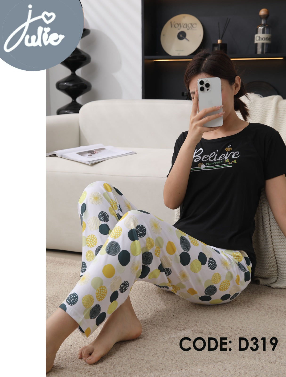 Soft Malai Cotton Pajama Set 2