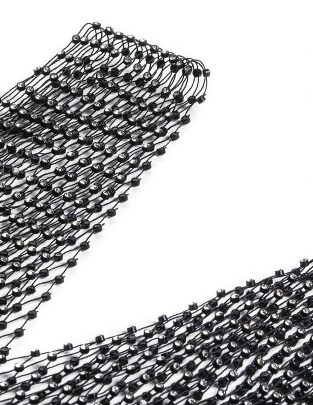 See Through Rhinestone Bikini Dress