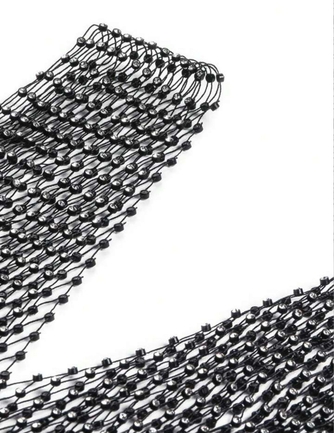 See Through Rhinestone Bikini Dress