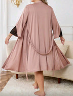 SD - Ive Silk Lace Nightdress with Robe