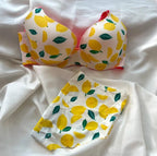 Fruit Print Bra & Panty Set