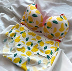 Fruit Print Bra & Panty Set