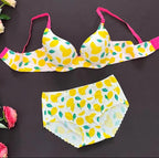 Fruit Print Bra & Panty Set