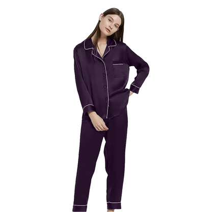 Silk Button Down Pajama Set