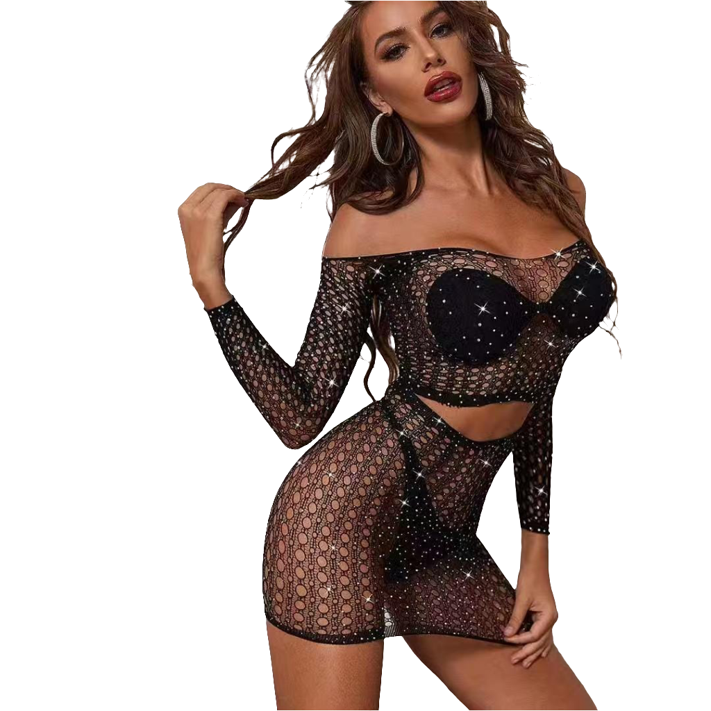 Bare Allure Half Body Stocking