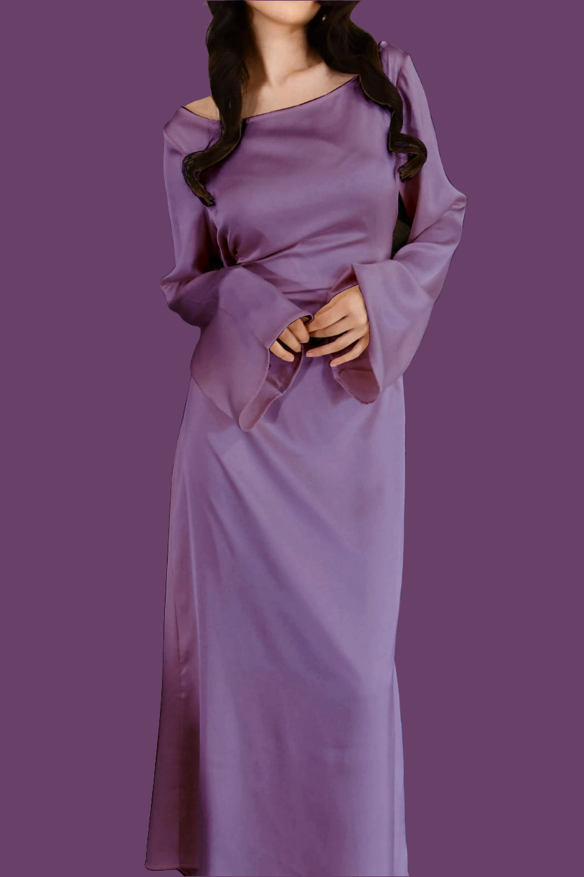 Allure Blush Silk Maxi Dress | Suhadesires