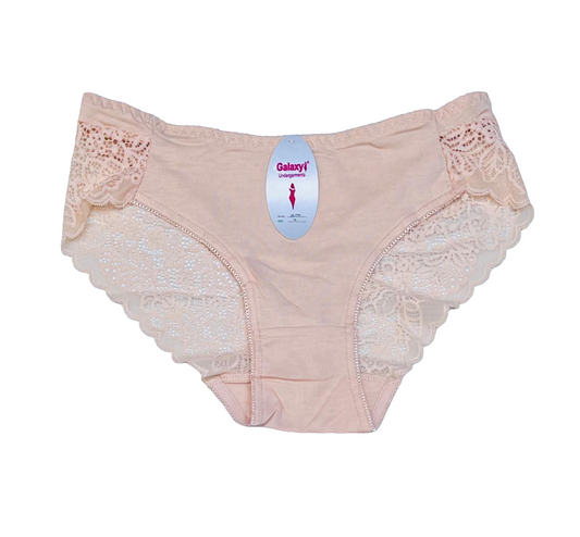 Galaxy Lace Trim Mid-Rise Panty