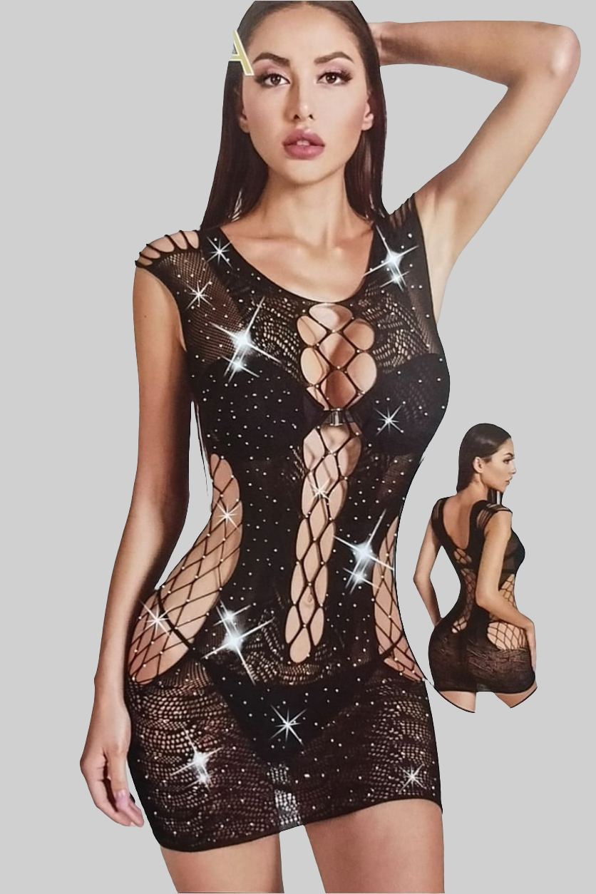 Sultry Lines Half Body Stocking