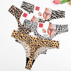 SD - Wild Printed Seamless Thongs