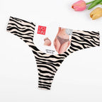 SD - Wild Printed Seamless Thongs