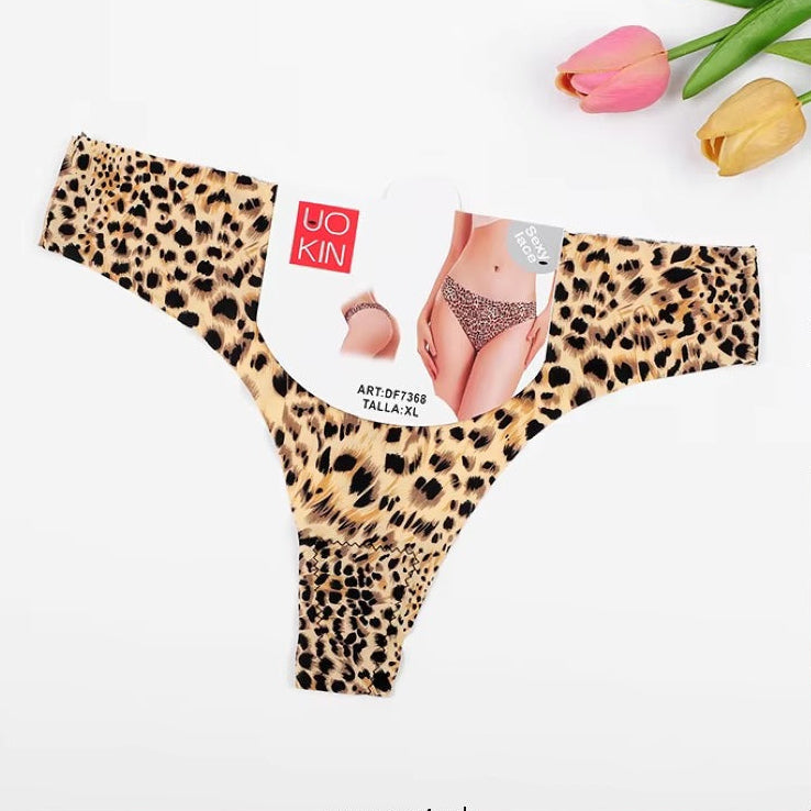 SD - Wild Printed Seamless Thongs