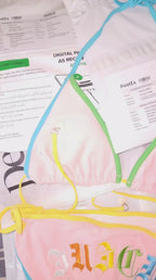 Juicy Heart Retro Triangle Bikini - 2 Piece