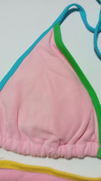 Juicy Heart Retro Triangle Bikini - 2 Piece