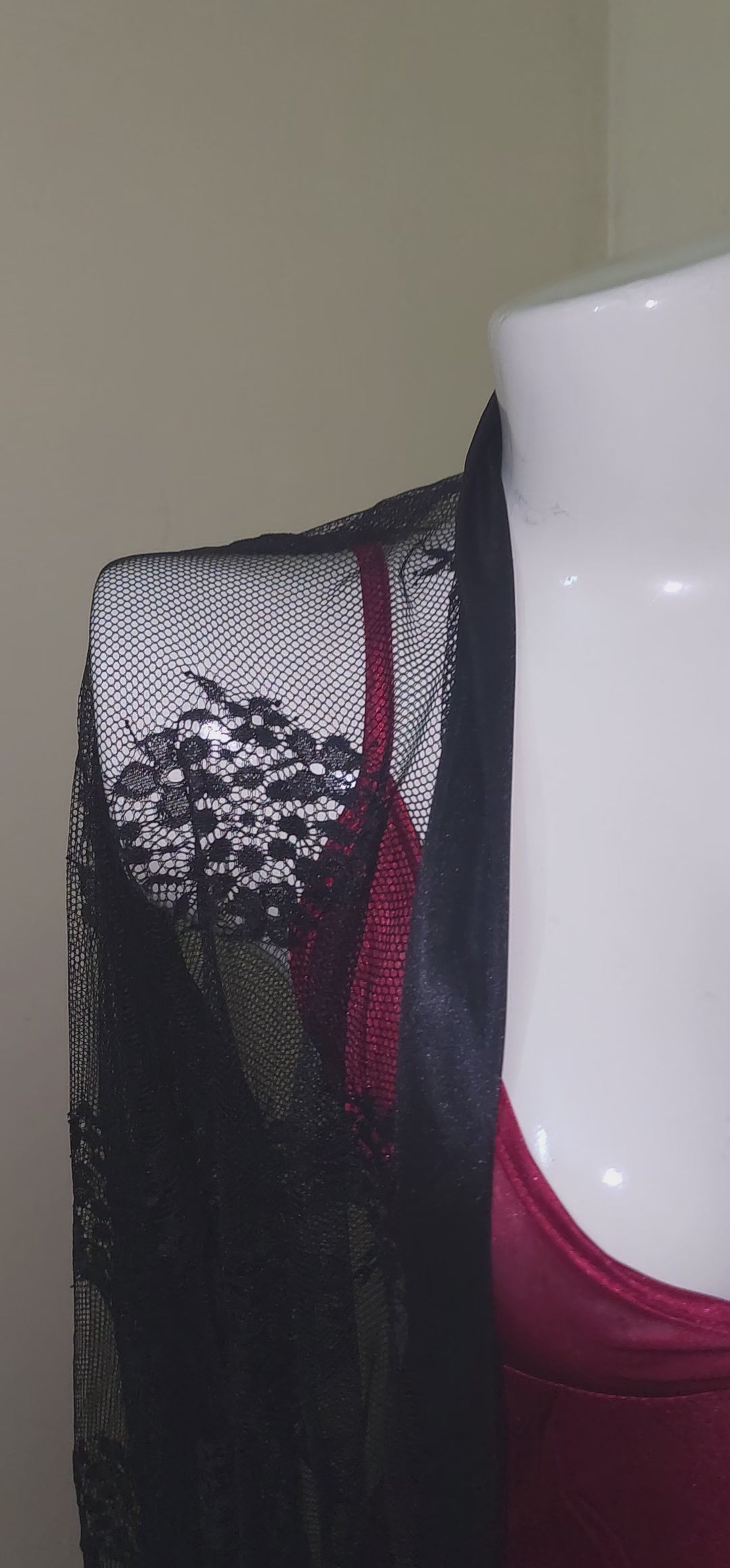 Fiona Silk Noir Tied